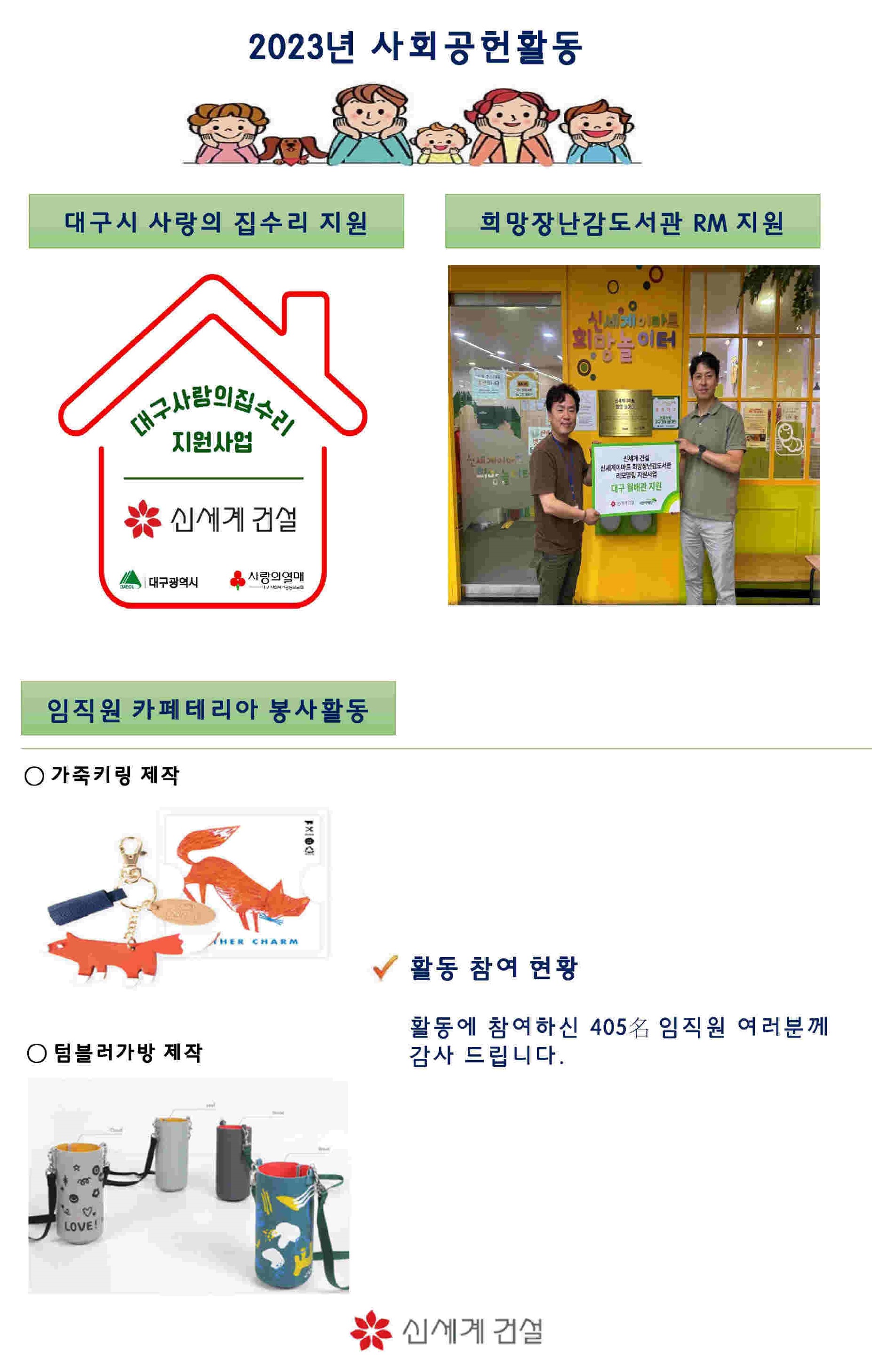 사회공헌 활동(2023년)